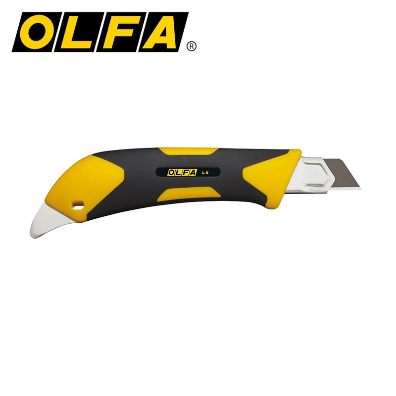 OLFA L-5, импортируется из Японии, нескользящая ручка типа, 18 мм, большой инструмент режущий нож, универсальный нож