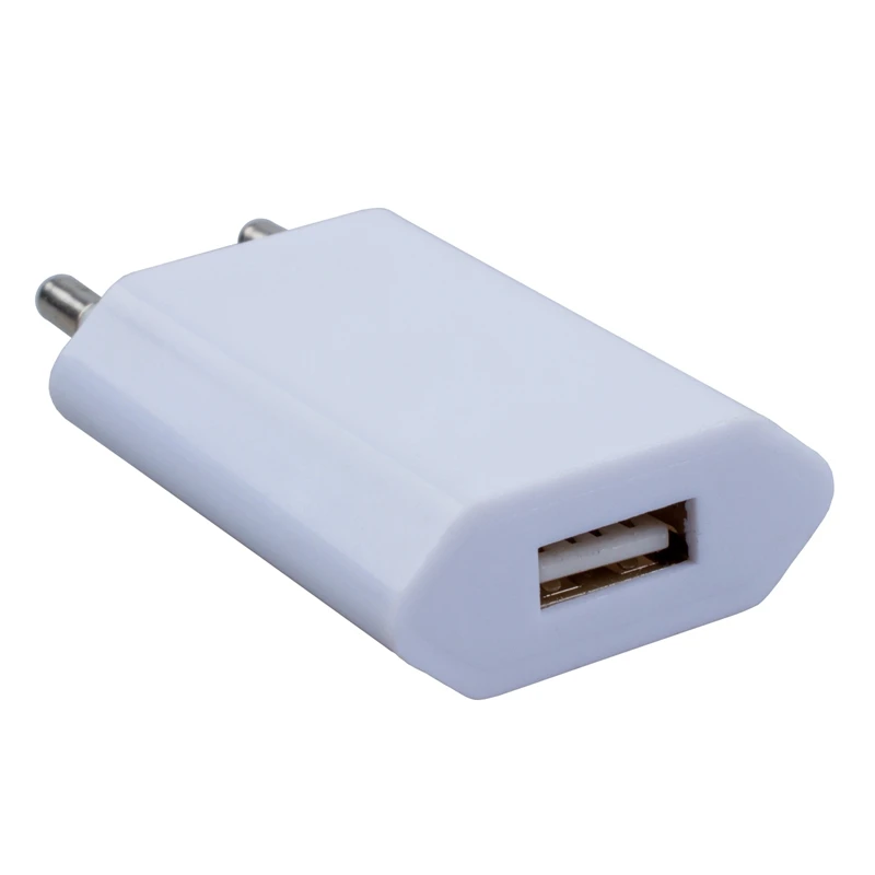 Белый ЕС USB зарядное устройство адаптер переменного тока для iPhone 5 5S 4S 4 3GS iPod Touch
