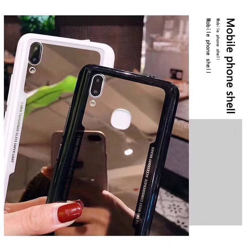 Модный зеркальный чехол для макияжа Huawei P20 Lite P30 Pro Mate 20 Honor 10 8X акриловый
