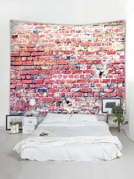 

Beautiful Vintage Brick Print Tapestry Wall Hanging Decoration Wall Clothes Home Wall Hanging Tapestries For Living Room Bedroom