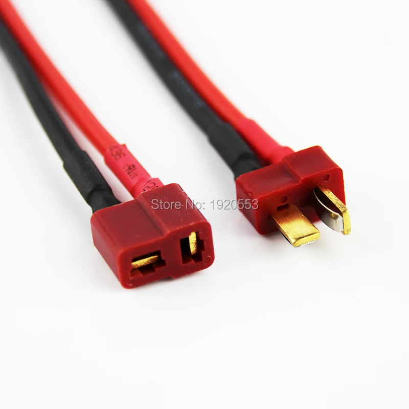 Deans Style T Plug Male Female Connector силиконовый провод с кабелем для подключения аккумулятора