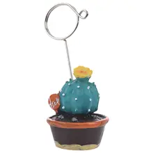 Домашнее украшение для офисного стола фото сообщение заметки визитная карточка папка мини кактус бонсайский горшечный завод Декор-SCLL