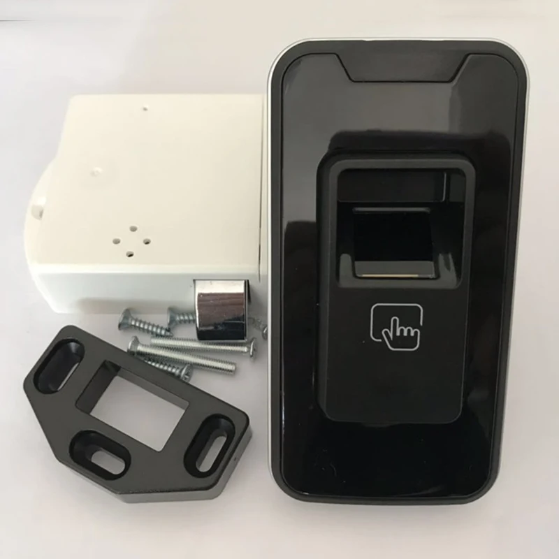 

Furniture Smart Fingerprint Security Cabinet Door Lock Theft Fingerprint Lock Door Locks Drawer Safe Box Cabinet Locker 1set