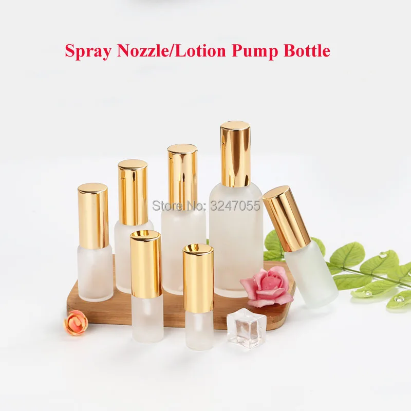 5ml10ml15ml20ml30ml50ml100ml стеклянная Косметическая прозрачная матовая