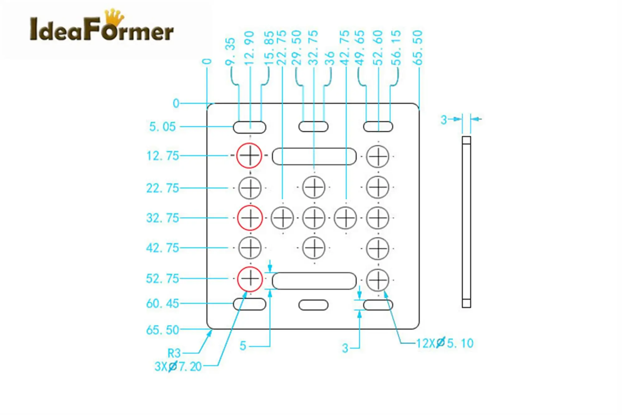 1 компл. 3d принтер Часть Openbuilds V козловой комплект платформ T3x65.5x65.5 шкив люксы для 20 серии алюминиевых профилей