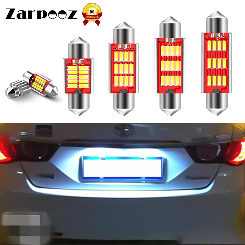 Zarpooz Авто интерьерный стильный светильник 31 мм 36 39 41 супер яркий светодиодный