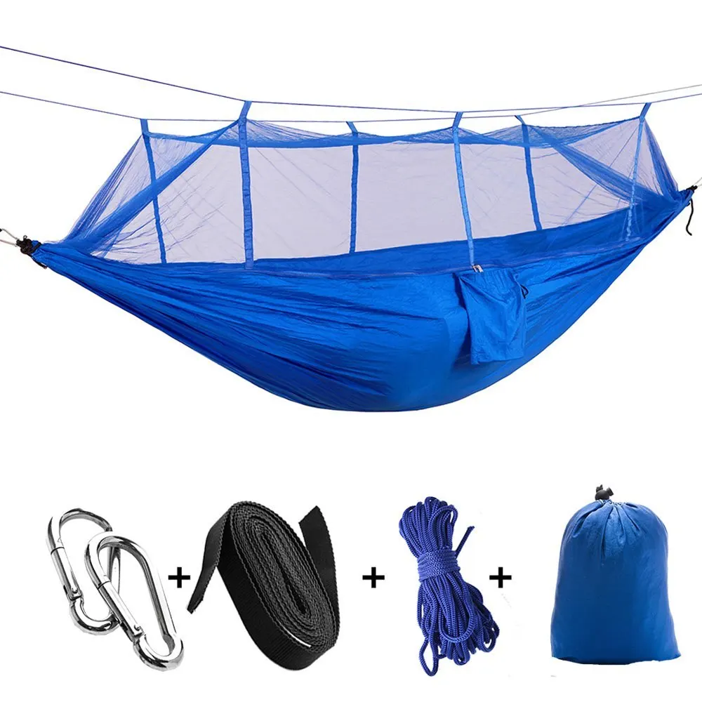 Outdoor Camping Mosquito Nets Hammock Lightweight Parachute Nylon Camping Hammocks Sleeping Bags for Hiking Travel Backpacking Outdoor Camping Mosquito Nets Hammock Lightweight Parachute Nylon Camping Hammocks Sleeping Bags for Hiking Travel Backpacking