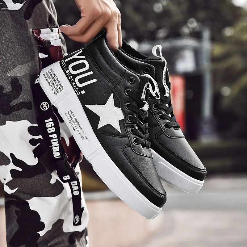 Winter plus Velvet Men's 2018 New Style High-Top Korean-Style Shoes Versatile Movement Students Ins Sneakers a Generation of Fat Winter plus Velvet Men's 2018 New Style High-Top Korean-Style Shoes Versatile Movement Students Ins Sneakers a Generation of Fat