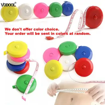 

Creative Colorful 150CM Roulette Measuring Tape Measure Retractable Ruler Centimeter Inch Children Height Ruler Durable Portable