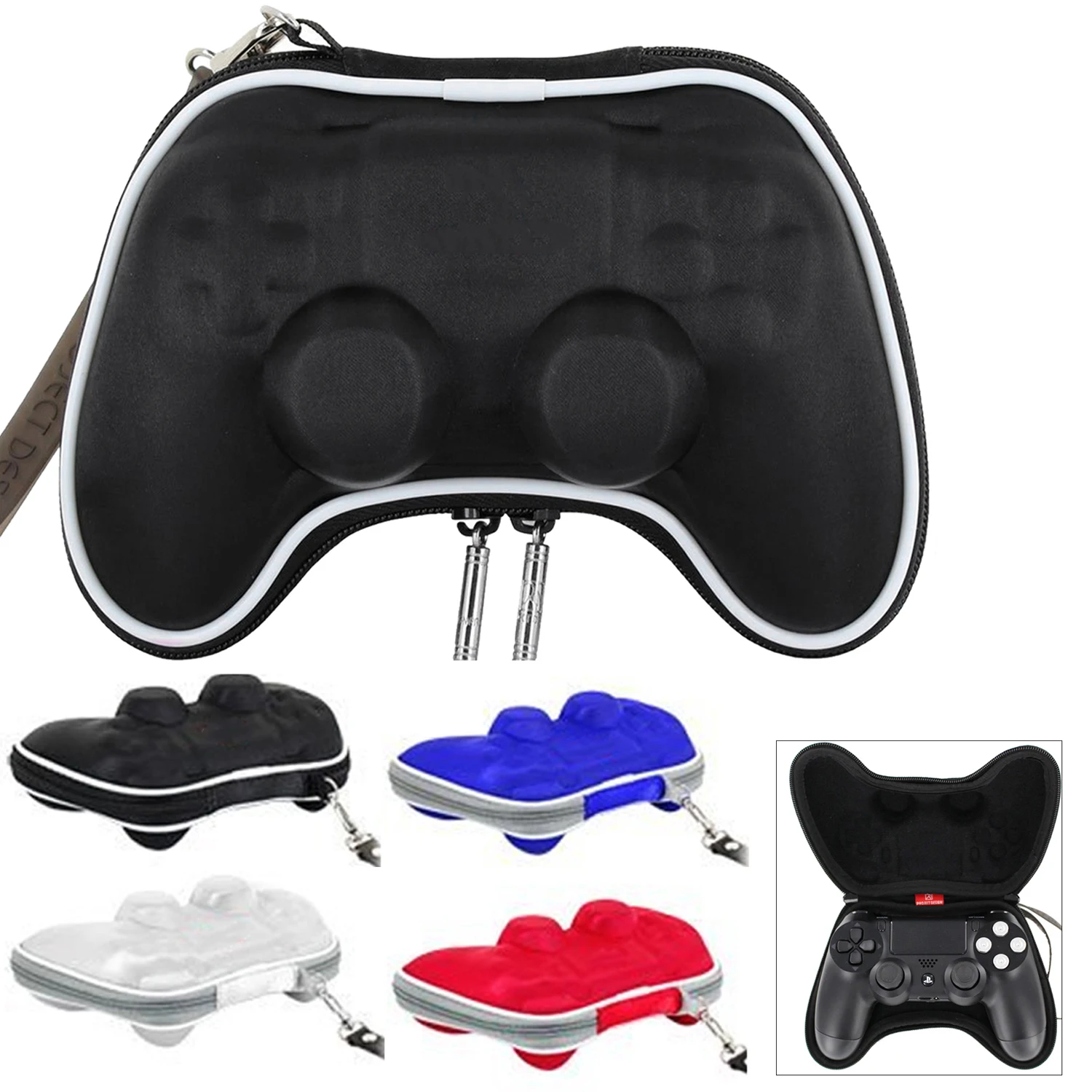 

Bevigac Carry Pouch Case Carrying Bag For Sony Playstation Play Station PS 4 PS4 Controller Gamepad Joystick Joypad Accessories