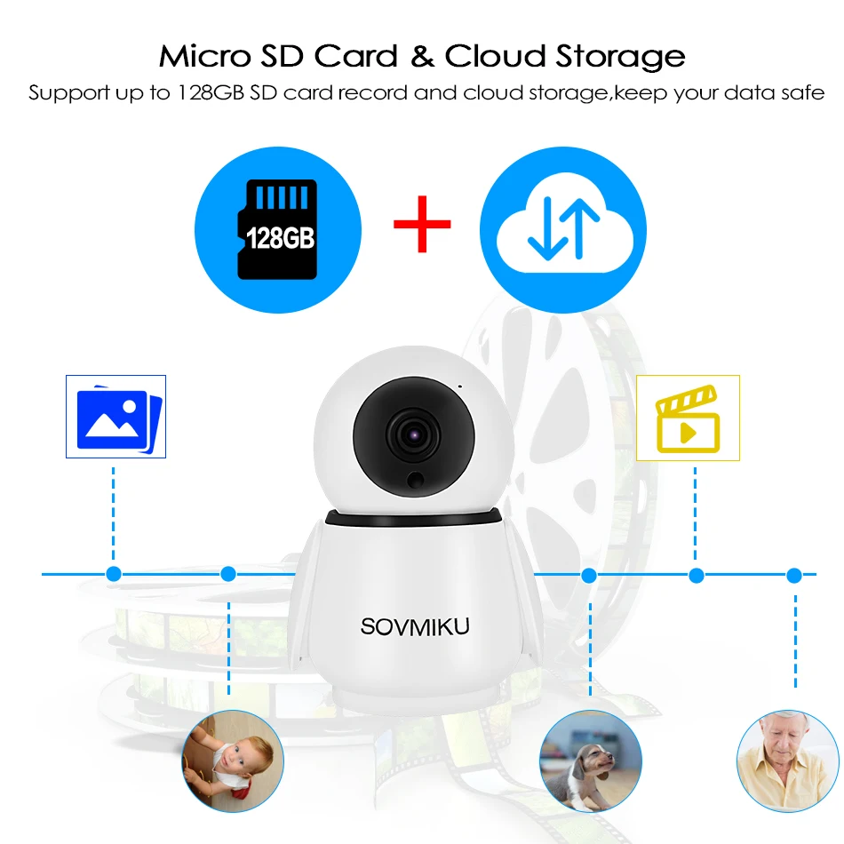 HD 1080P Wireless WIFI Camera Cloud Infrared Home Security IP Camera 2MP Baby Monitor Auto Tracking Surveillance Camera CCTV HD 1080P Wireless WIFI Camera Cloud Infrared Home Security IP Camera 2MP Baby Monitor Auto Tracking Surveillance Camera CCTV