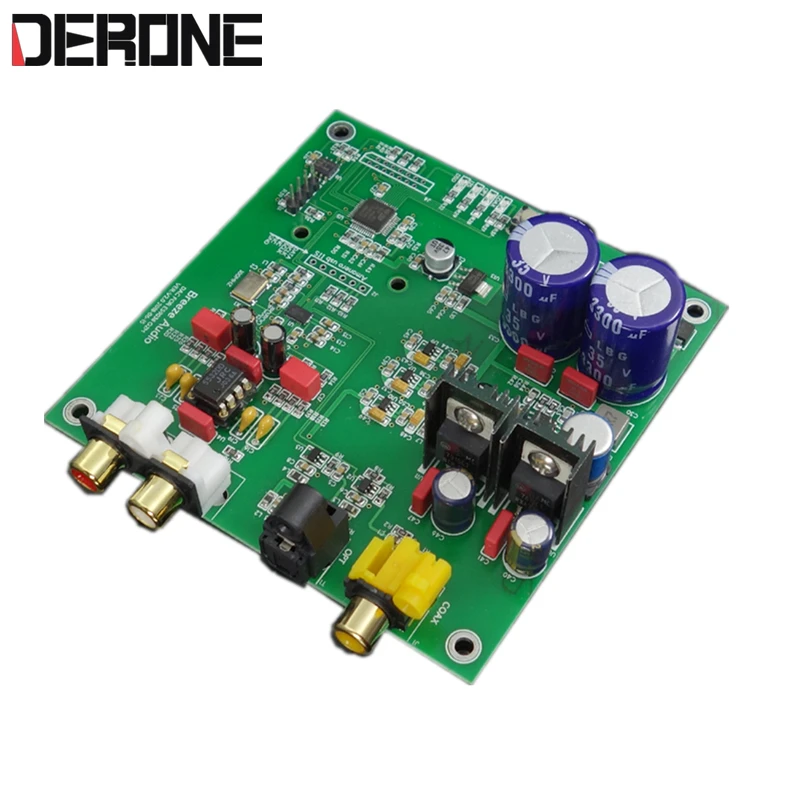 HiFi ES9038Q2M I2S DSD DAC Coaxial Optical input decoder board free shipping