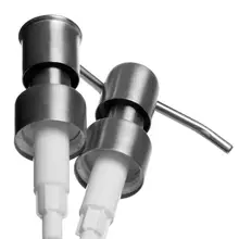 304 нержавеющая сталь серебро мыло насос лосьон Диспенсер Замена головы адаптер Jar трубки