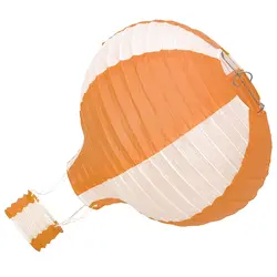 12 дюймов горячий воздух воздушный шар Бумага Фонари абажур потолочный свет Свадебная вечеринка Декор, оранжевый в полоску