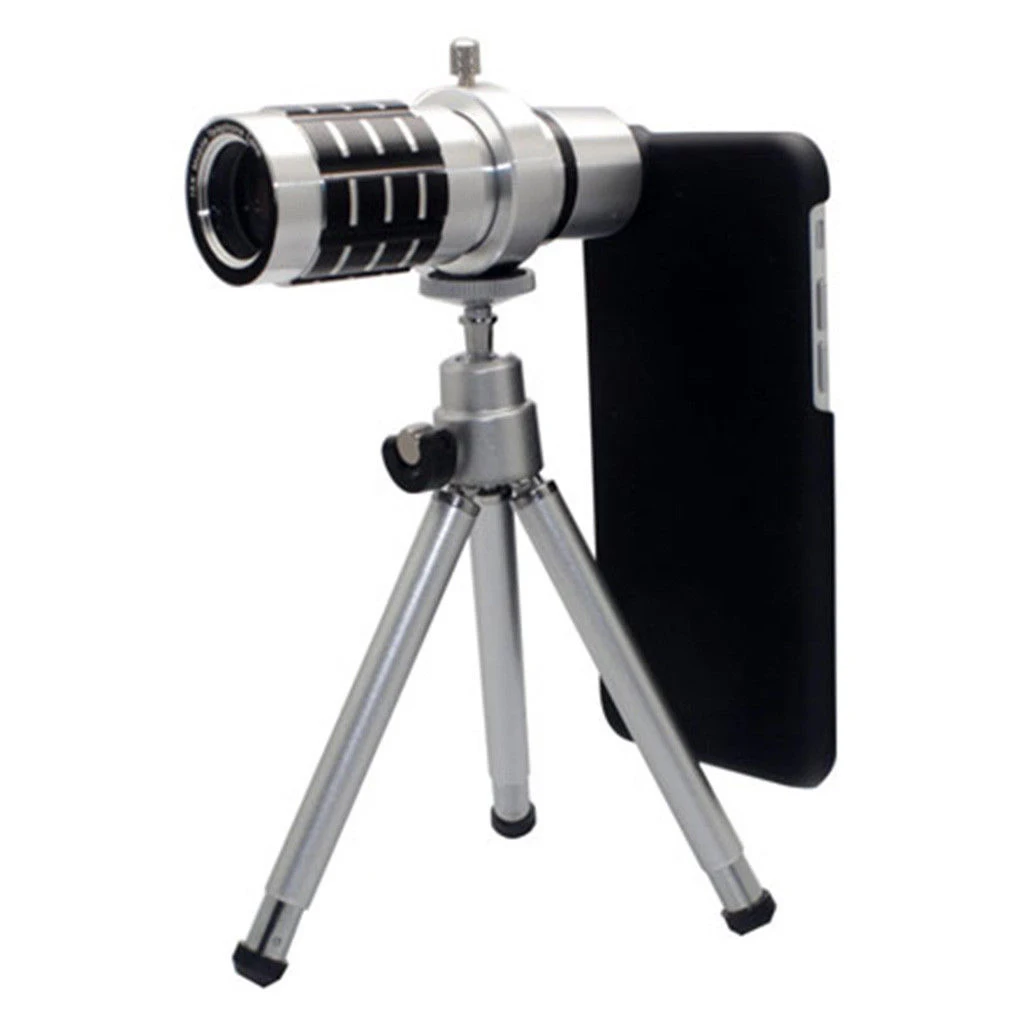 12X Optical Zoom Telescope Camera Lens Tripod Case Kit For