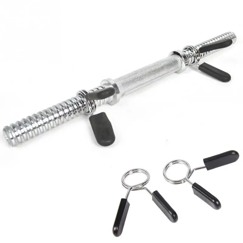 2Pcs 25mm Spring Collars Barbell Gym Clip With Comfort Grip Dumbbell Cast Iron Spring Clip Collars Fitness Sport Accessories~ 2Pcs 25mm Spring Collars Barbell Gym Clip With Comfort Grip Dumbbell Cast Iron Spring Clip Collars Fitness Sport Accessories~