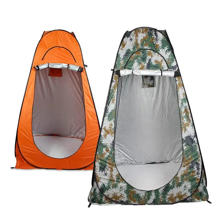 Portable Outdoor 1-2 persons Folding Tent Camping Beach Toilet Shower Dressing Changing Room Outdoor Shelter 2 Window