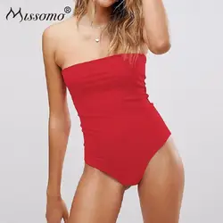 Missomo комбинезон для женщин сексуальная от плечевые костюмы топ-боди Одежда заплыва костюм плюс размеры Playsuit прозрачный комбинезон