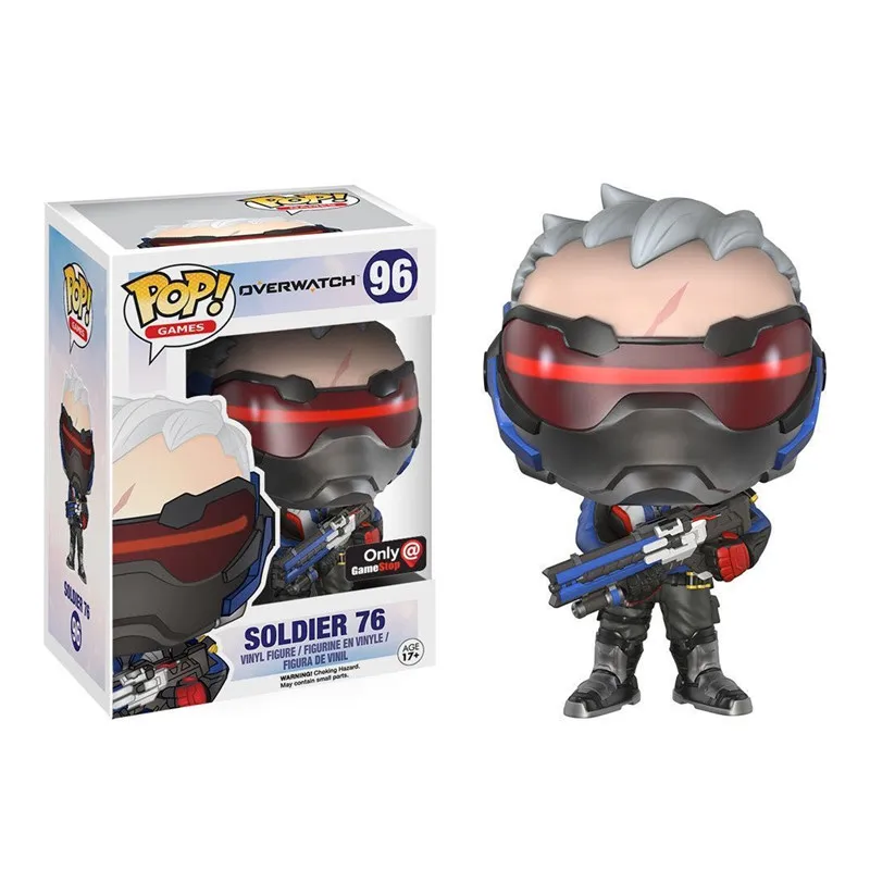 Популярная игра Funko Pop OW Rye Pioneer Vanguard #93 жнец смерти #92 трассировщик #97 Winston Widowmaker