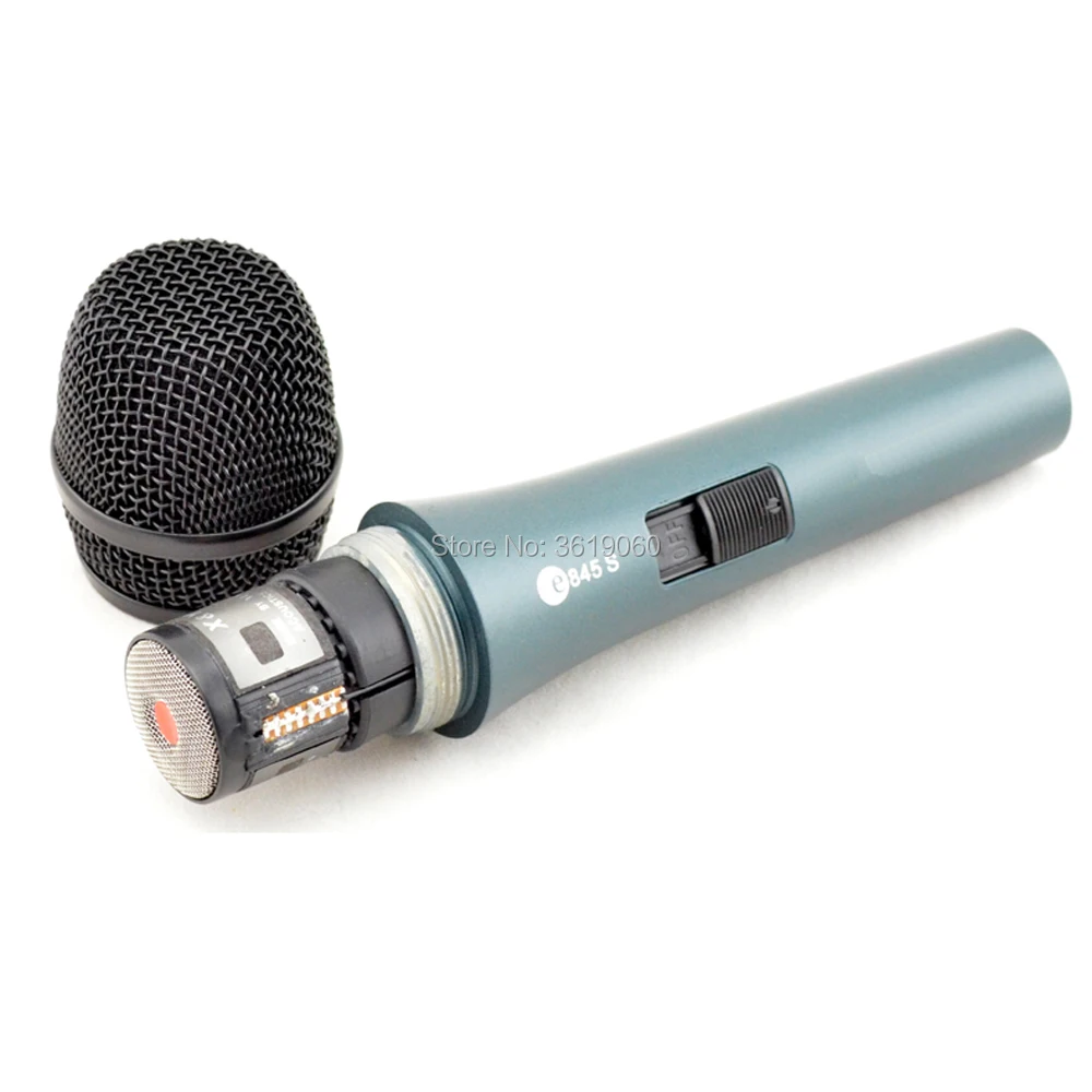Проводной кардиоидный вокальный микрофон 845S проводной sennheisertype 20 шт.|Микрофоны| |