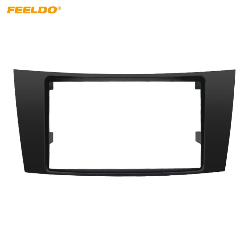 FEELDO 2Din стерео CD/DVD панель Fascia рамка для Mercedes BENZ E CLASS W211 CD Радио приборная