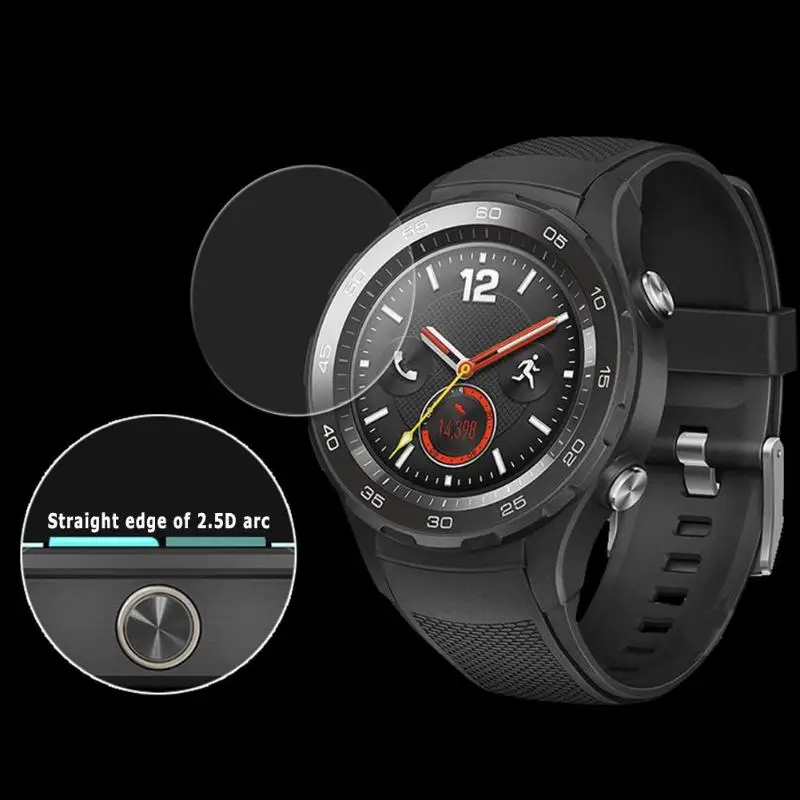 2 шт Защитные пленки из закаленного стекла для Huawei Watch 2|Смарт-аксессуары| |