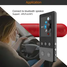 MP3 плеер с громкоговоритель Bluetooth ключи hi fi fm радио мини USB mp3 Спорт MP 3 HiFi музыкальный плеер портативный металлический walkman 8G