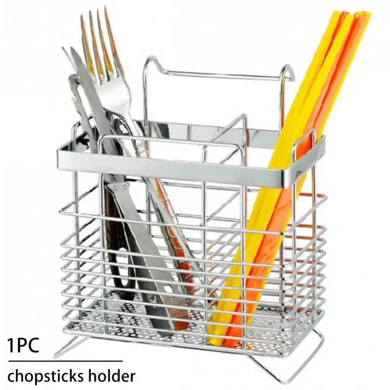 

Hanging Drain Tableware Storage Rack Chopsticks Cutlery Holder Container Kitchen Organizer Accessories