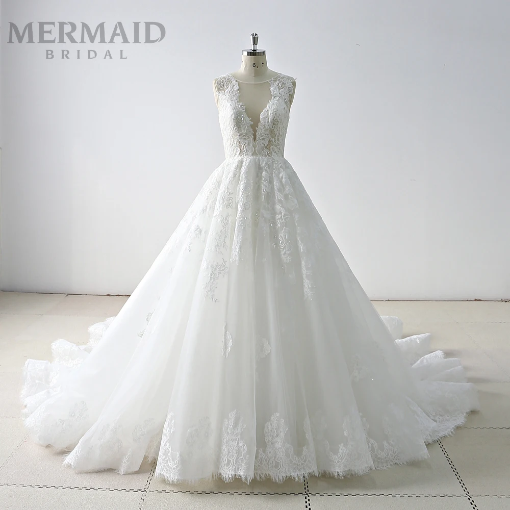 

luxury a line ivory alibaba wedding dress 2019