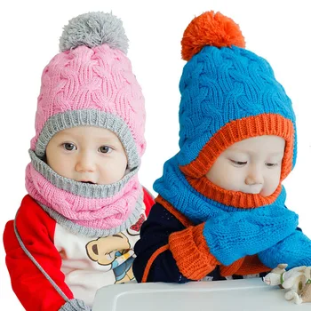 

Kocotree Girls Fashion Gloves For Kid 1-5 Years Old High Quality Kids Winter Fingers Warm Soft Knitted Gloves