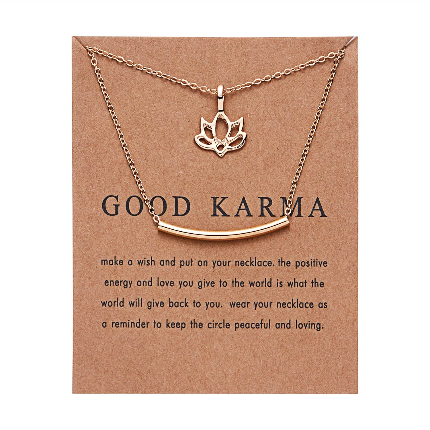 Karma Gold-color Three Circle Pearls of LOVE Good Luck Elephant Free Spirit dragonfly Beautiful butterfly Necklace