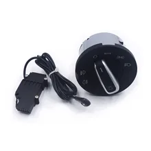 Para skoda octavia ii combi 1z5 1z3 chrome interruptor do farol automático substituir módulo 1zd941431 adicionar automático 1z094143k