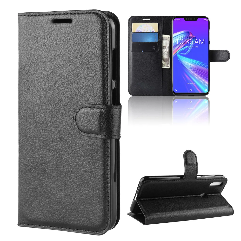 For Asus Zenfone Max Pro M2 ZB631KL Cover Wallet PU Leather Back Cover Phone Case For Asus Zenfone Max M2 ZB633KL For Asus Zenfone Max Pro M2 ZB631KL Cover Wallet PU Leather Back Cover Phone Case For Asus Zenfone Max M2 ZB633KL