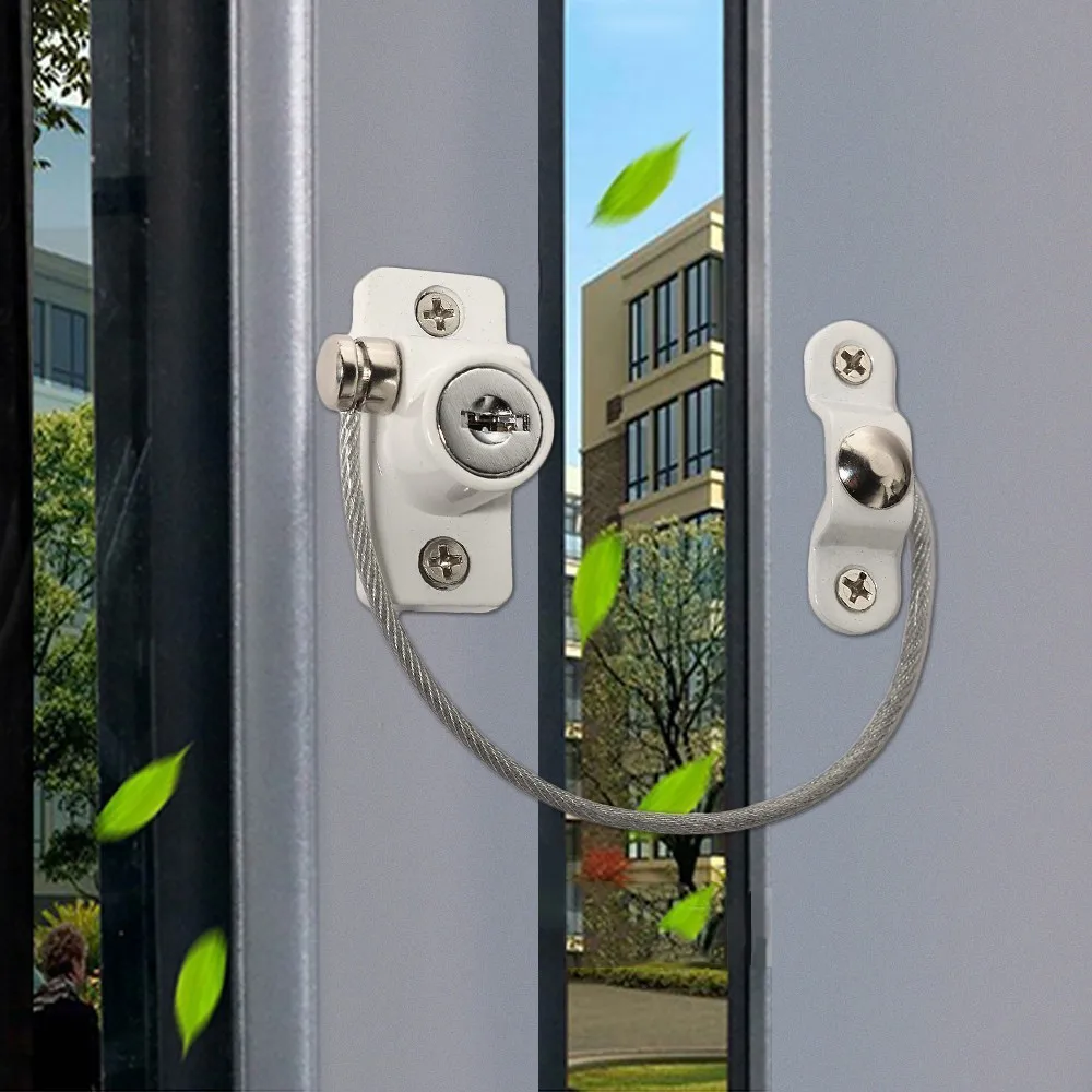 

4Pcs/Set Bold Window Locks Child Protection Baby Safety Lock Child Safety Door Stopper Window Lock Stainless Steel Limiter Locks