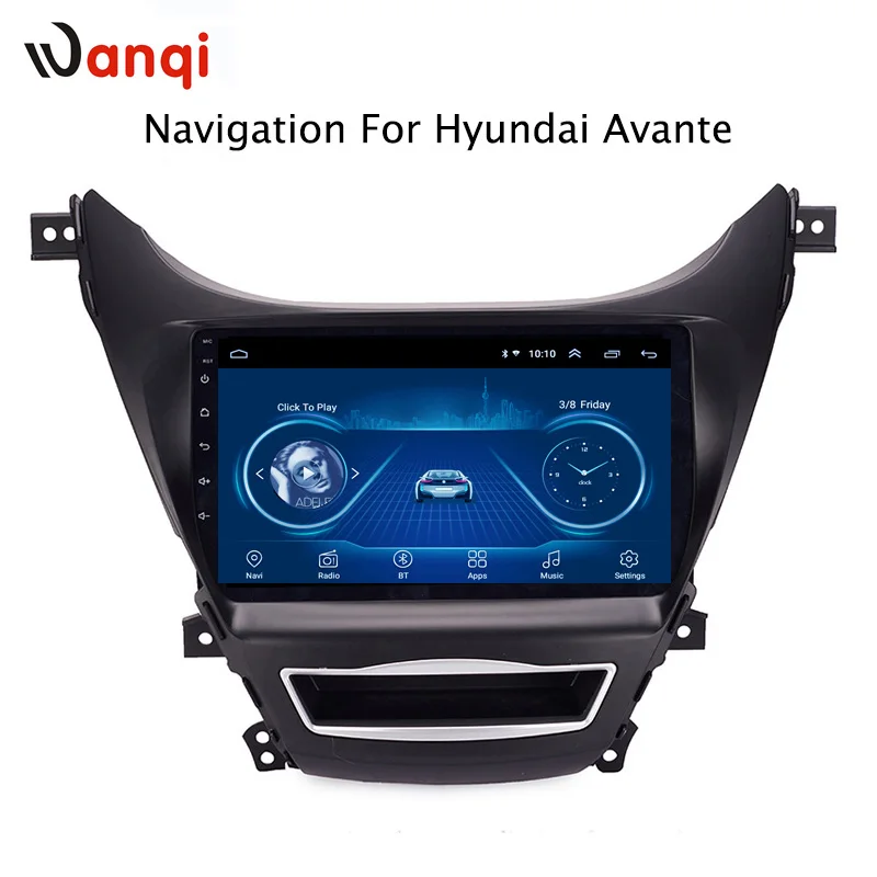 Wanqi Бесплатная доставка 9 дюймов Android 8 1 автомобильный dvd gps навигатор для Hyundai