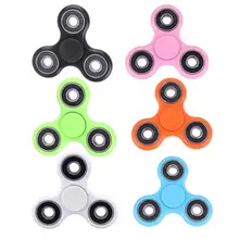 1 шт. Tri-Spinner Fidget Toy Дети EDC ручной Спиннер для аутизма и СДВГ тревога стресс снимает фокус Игрушки Детские подарки 6 цветов