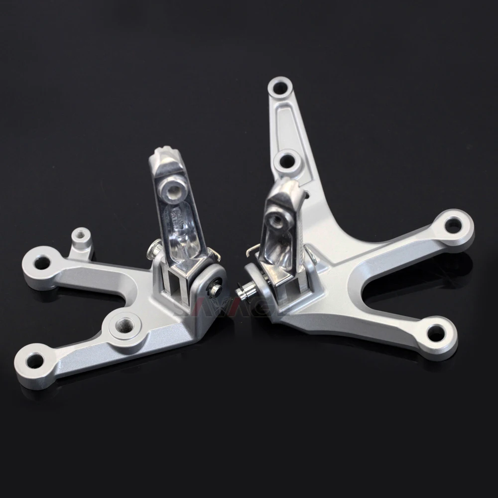 Передняя Подножка педаль Peg Кронштейн для YAMAHA YZF R25 R3 MT 25 2014 2018 аксессуары