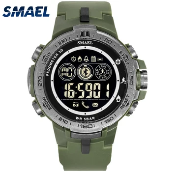 

Waterproof Bluetooth Watches SMAEL Electronic Watch Men Military Army Watch Sport 8012 LED Digital Wristwatches Water Resistant