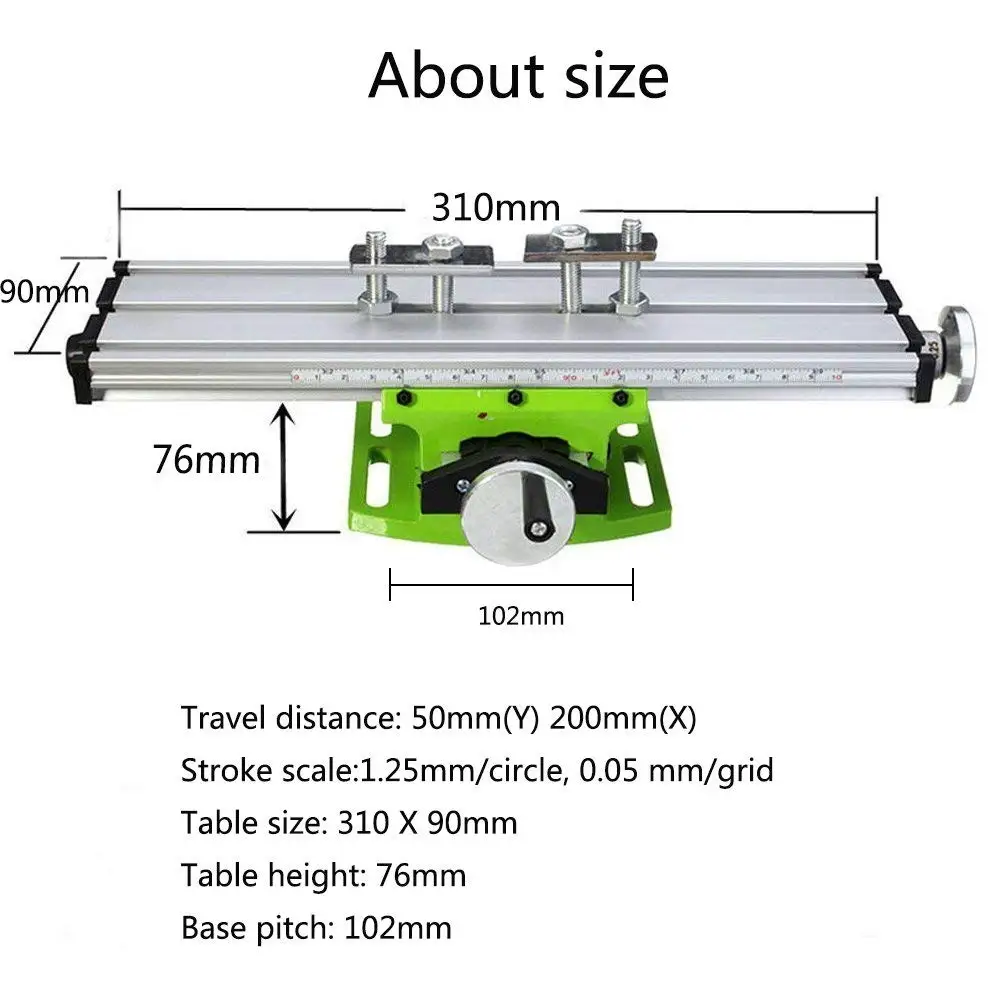  Mini precision multifunction worktable BG6300 Bench Vise Fixture drill milling machine X and Y-axis
