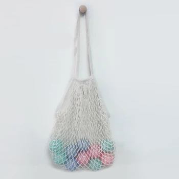 

Hot Sale Fashion Fruit String Shoulder Grocery Shopper Tote Mesh Woven Net Shoulder Bag