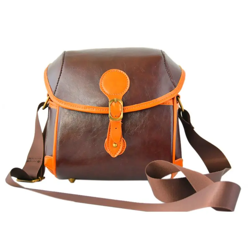 

Vintage Camera Bag, DSLR Shoulder Camera Bag with Removable Inserts, Waterproof Shockproof Camera Case for Canon, Nikon, Sony,