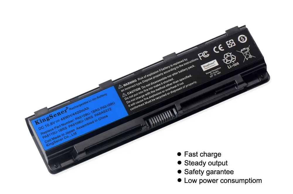 Günstig KingSener Japanischen Handy PA5109U PA5109U 1BRS Batterie für Toshiba C40 C45 C50 C50D C55 C55D C55DT C55T C70 C75DT PA5110U PABAS272