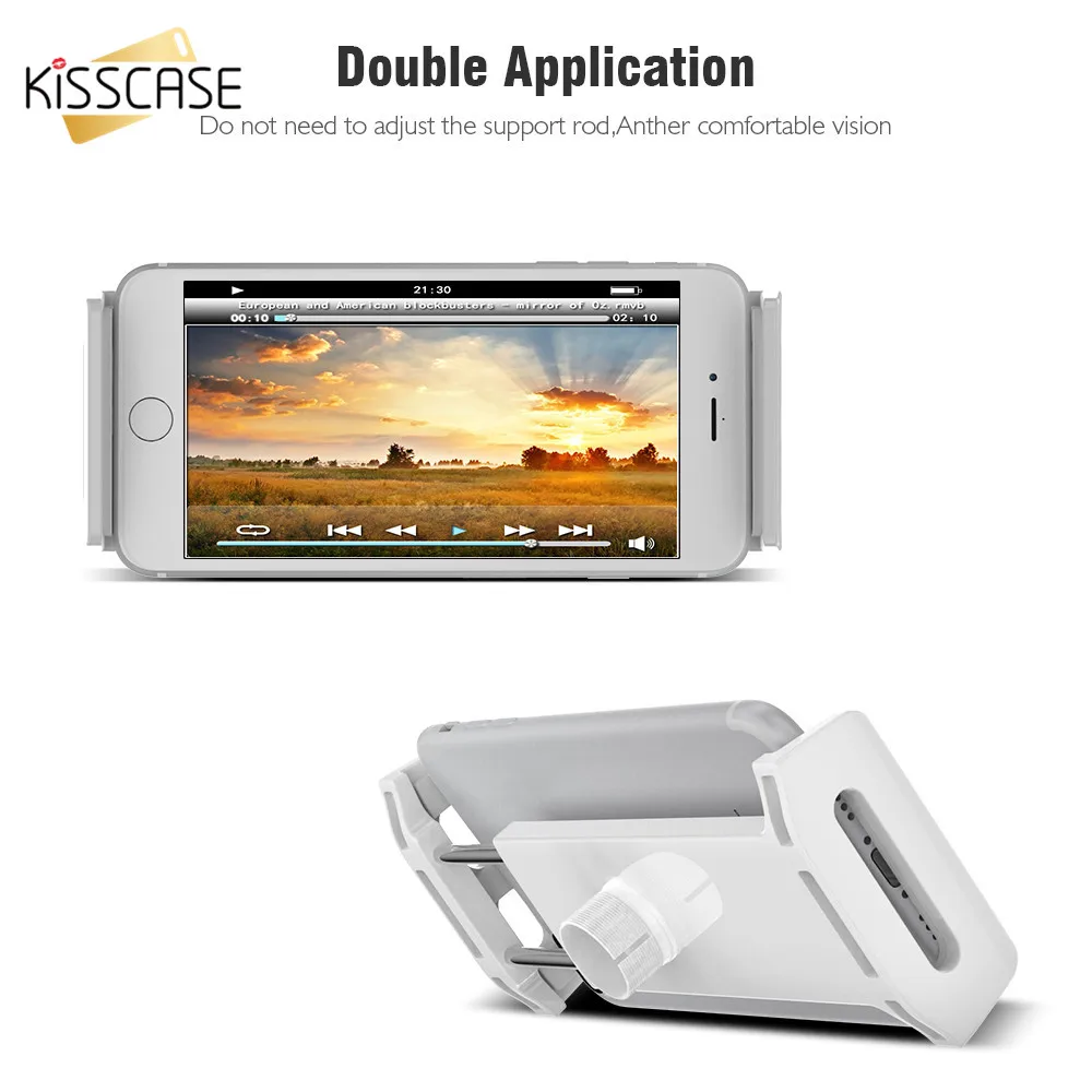 KISSCASE Desk Mobile Phone Holder for iPhone 11 Flexible 360 Movable Angle Stand for Phone Universa