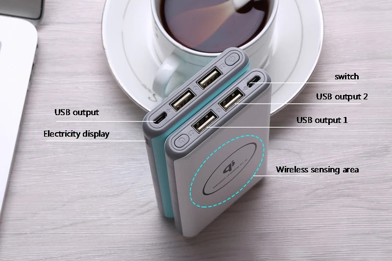 Wireless Charger Power Bank 20000mAh Portable Mobile Phone Charger 2 usb Fast Wireless Charging Powerbank for Samsung S9 Note 8 Wireless Charger Power Bank 20000mAh Portable Mobile Phone Charger 2 usb Fast Wireless Charging Powerbank for Samsung S9 Note 8