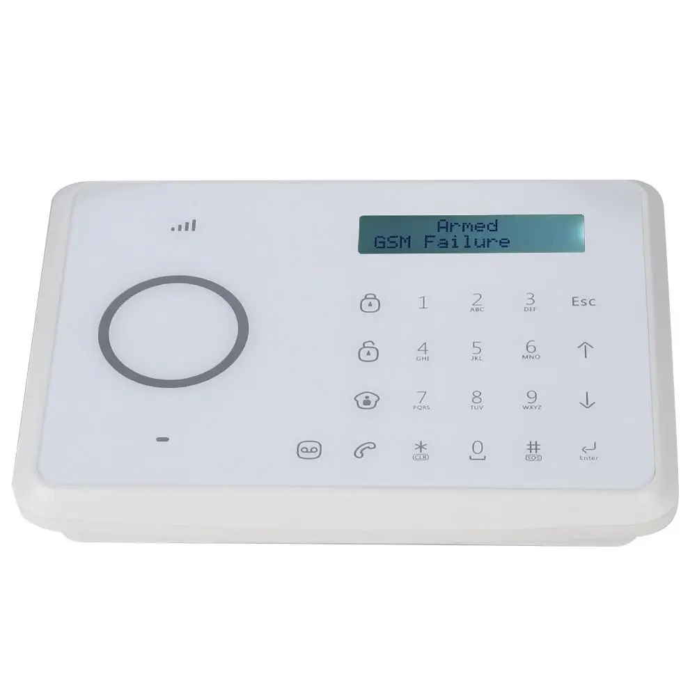 

Wireless Home GSM Security Alarm System DIY Kit APP Control GSM/PSTN Touch Keypad Alarm System 100-240V EU Plug