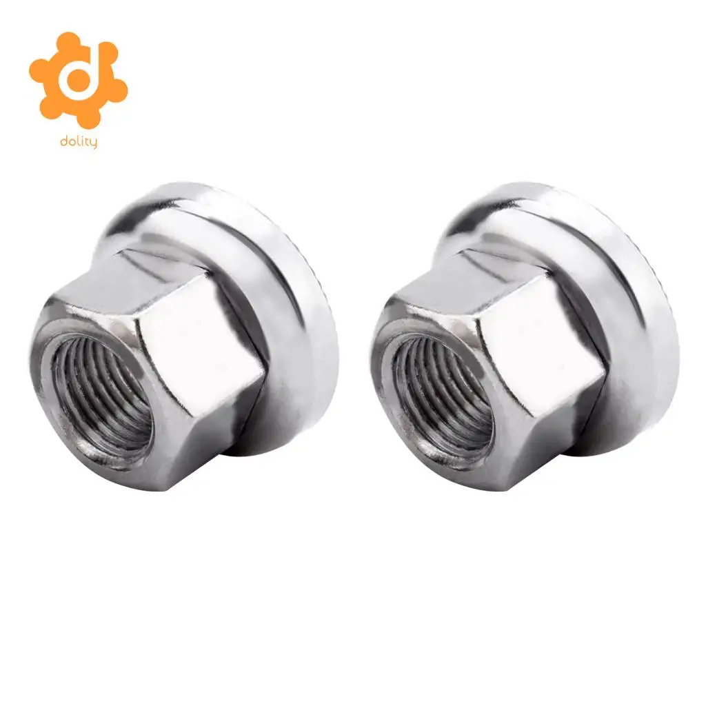 

Durable DIY Track Nuts Bicycle Wheel BMX Fixie Axle Vintage Old School for Rear Hub Road Mountain Bike Bicycle Repair Tools
