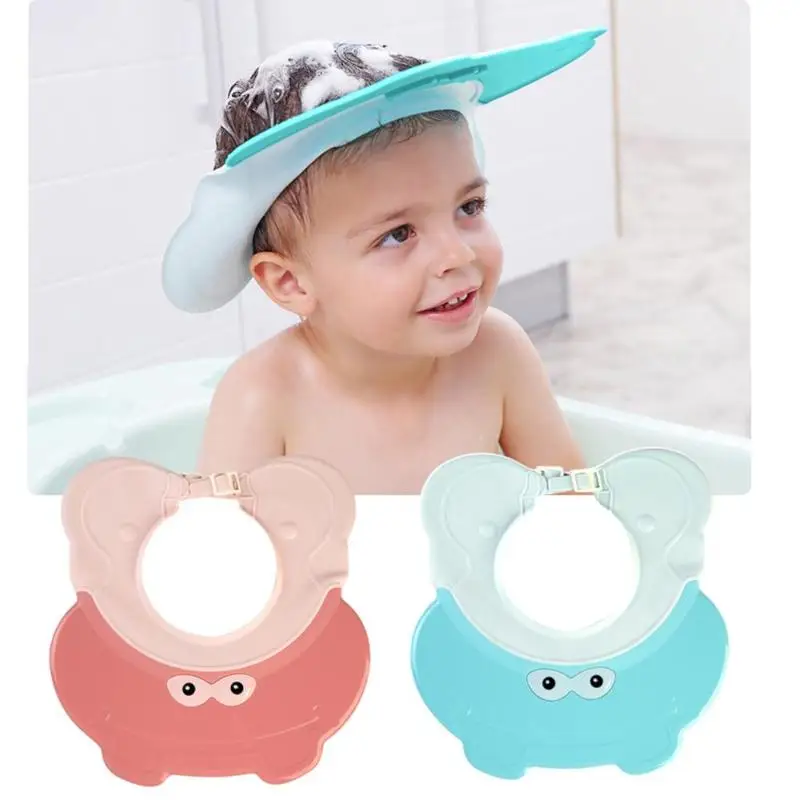 Einstellbar Baby Hut Kind Shampoo Bad Mütze Dusche Waschen Haar Schirm 
