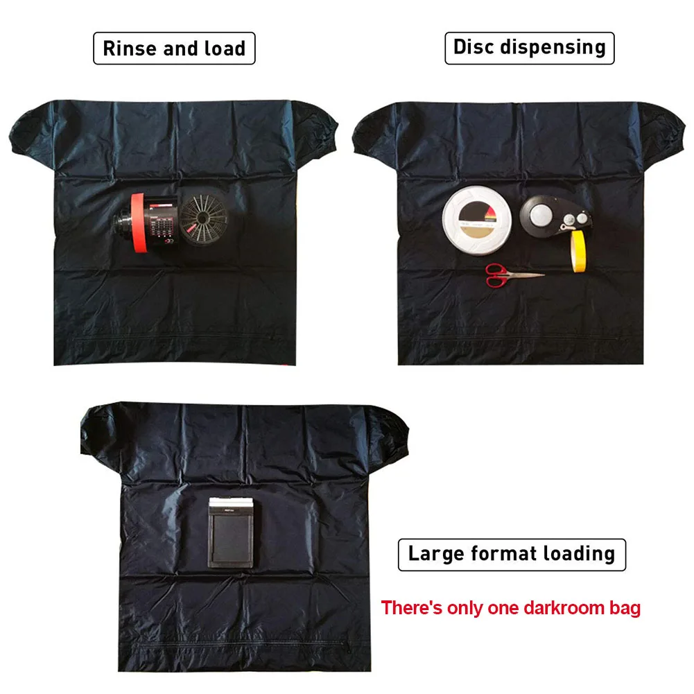 

Portable Darkroom Bag Anti Static Developing Film Changing Photography Practical Dual Layer Zipper Easy Clean Light-proof