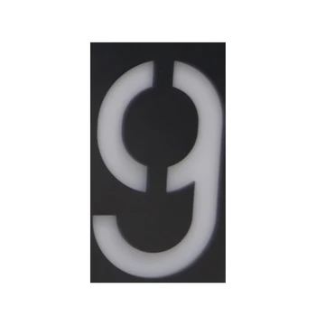 

Solar Power Number Lamp Outdoor Rechargeable Polysilicon Home Decoration Waterproof Figure Number Plate Digital Display Light