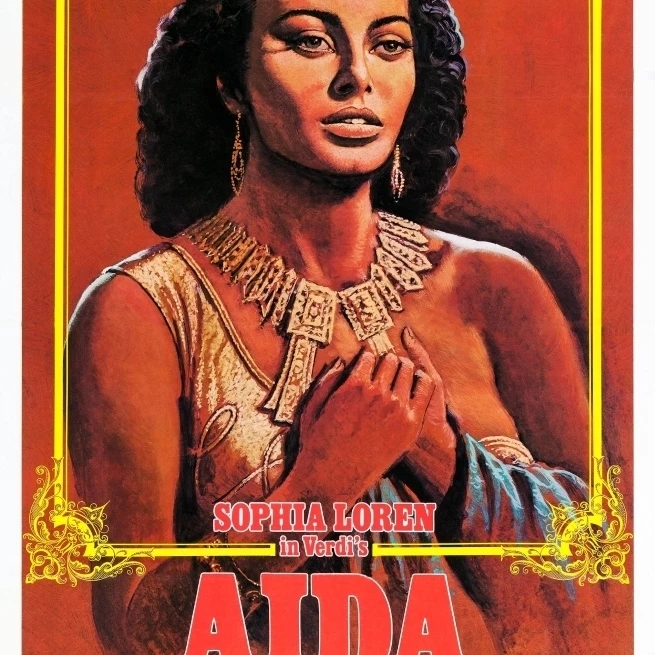 Aida Us постер арт Sophia Loren 1953 Movie Poster Masterprint (11x17) | Дом и сад